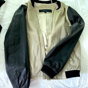 Marc New York Andrew Marc bomber leather jacket